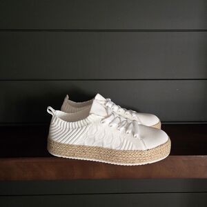 Not Rated White Espadrille Sneakers